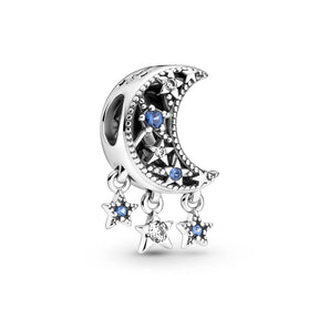 Pandora Moments Star & Crescent Moon hela, hopea, 799643C01