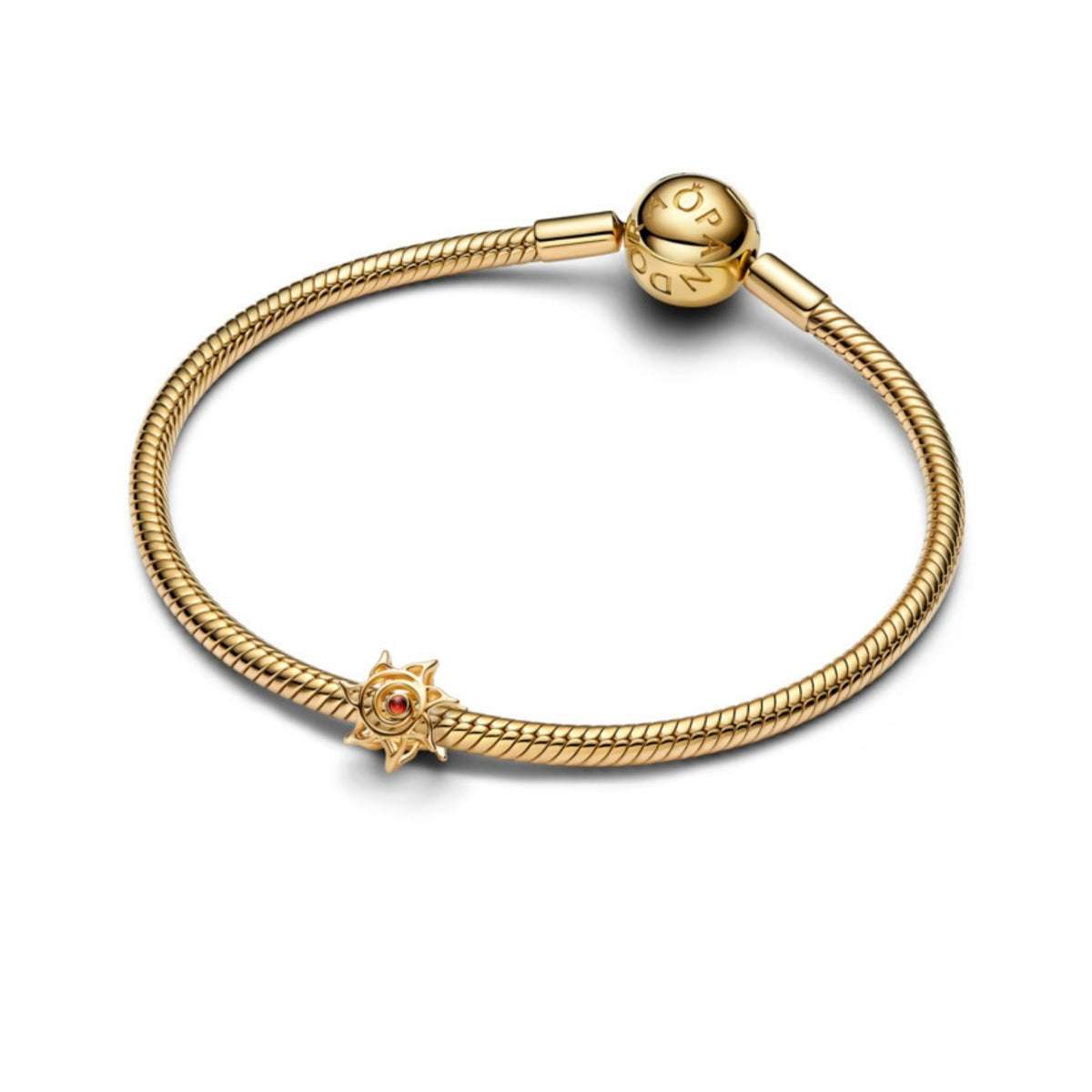 Pandora Moments Sun Openwork hela, keltakullattu, 764625C01