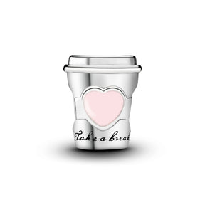 Pandora Moments Take a Break Coffee Cup hela, hopea, 797185EN160