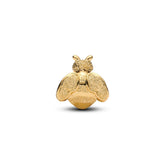 Pandora Moments Textured Bee Mini hela, keltakullattu, 764524C00