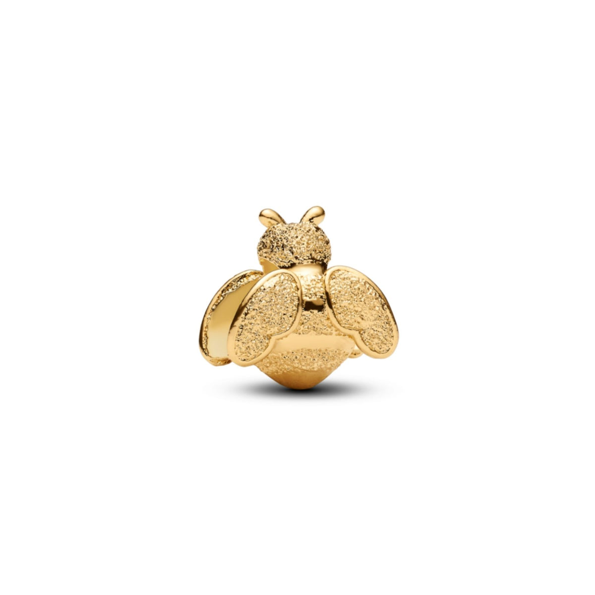 Pandora Moments Textured Bee Mini hela, keltakullattu, 764524C00