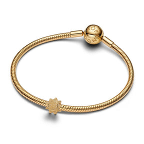 Pandora Moments Textured Sun mini hela, keltakullattu, 764052C00