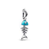 Pandora Moments Turquoise-coloured Fishbone hela, hopea, 793894C01
