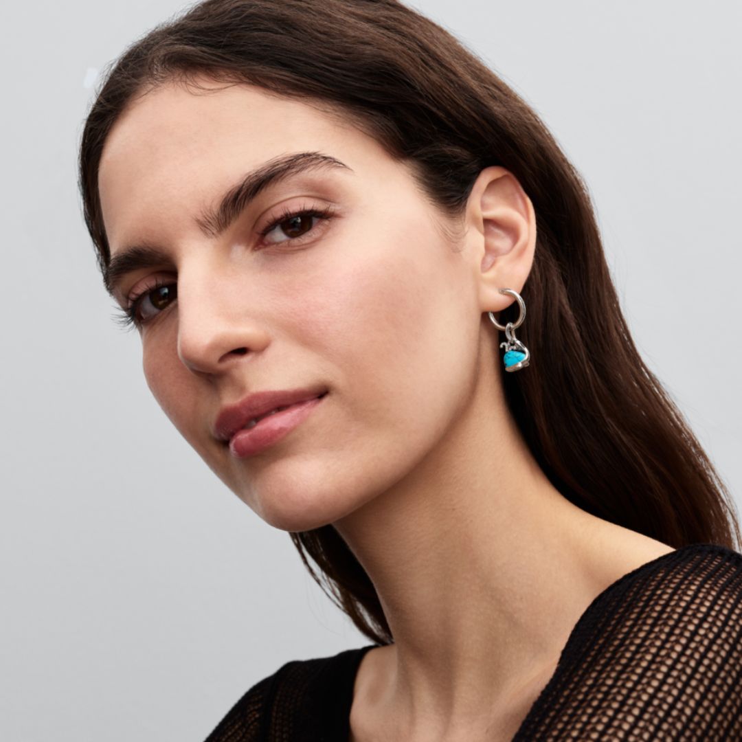 Pandora Moments Turquoise-coloured Whale hela, hopea, 793822C01