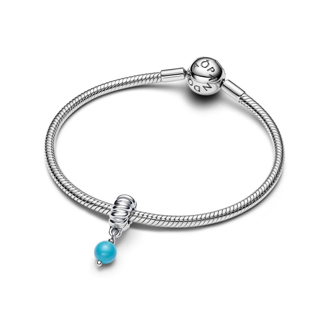 Pandora Moments Turquoise-coloured hela, hopea, 793901C01