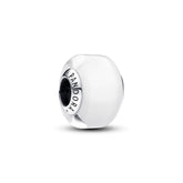 Pandora Moments White Mini Murano Glass hela, hopea, 793118C00