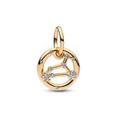 Pandora Moments Zodiac horoskooppihela, keltakullattu