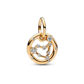 Pandora Moments Zodiac horoskooppihela, keltakullattu