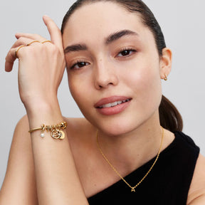 Pandora Moments Zodiac horoskooppihela, keltakullattu