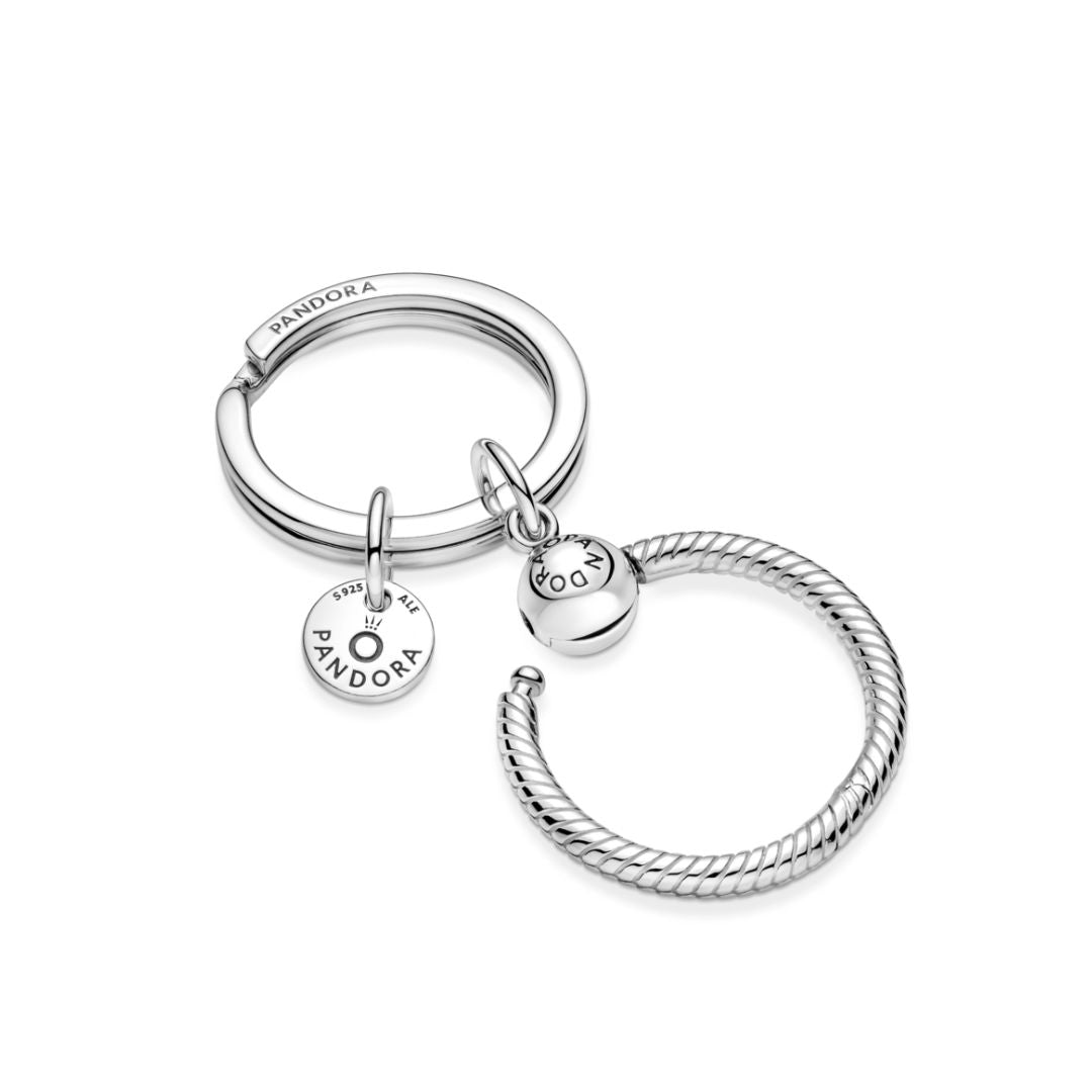 Pandora Moments Key Ring, Silver, 399566C00