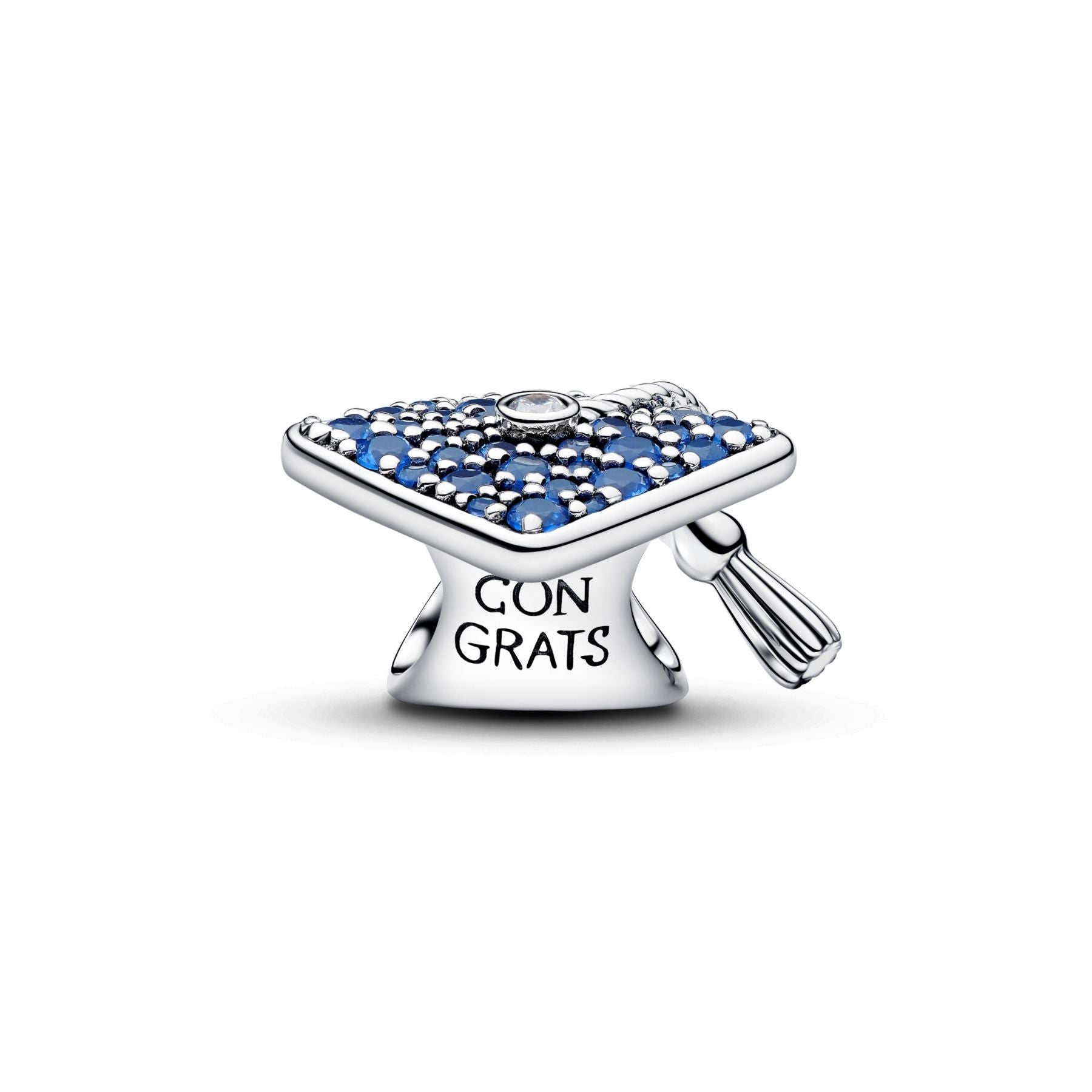 Pandora Sparkling Blue 2026 Graduation Cap hela, hopea, 794461C01