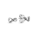 Pandora Sparkling Infinity tappikorvakorut, hopea, 298820C01