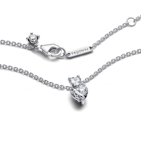 Pandora Timeless Double Heart kaulakoru, hopea, 391229C01-45