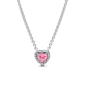 Pandora Timeless Elevated Heart kaulakoru, hopea, 398425C02-45
