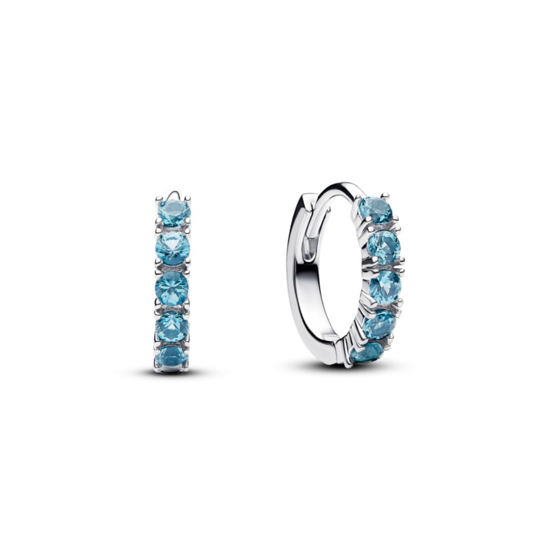 Pandora Timeless Light Blue rengaskorvakorut, hopea, 293849C01