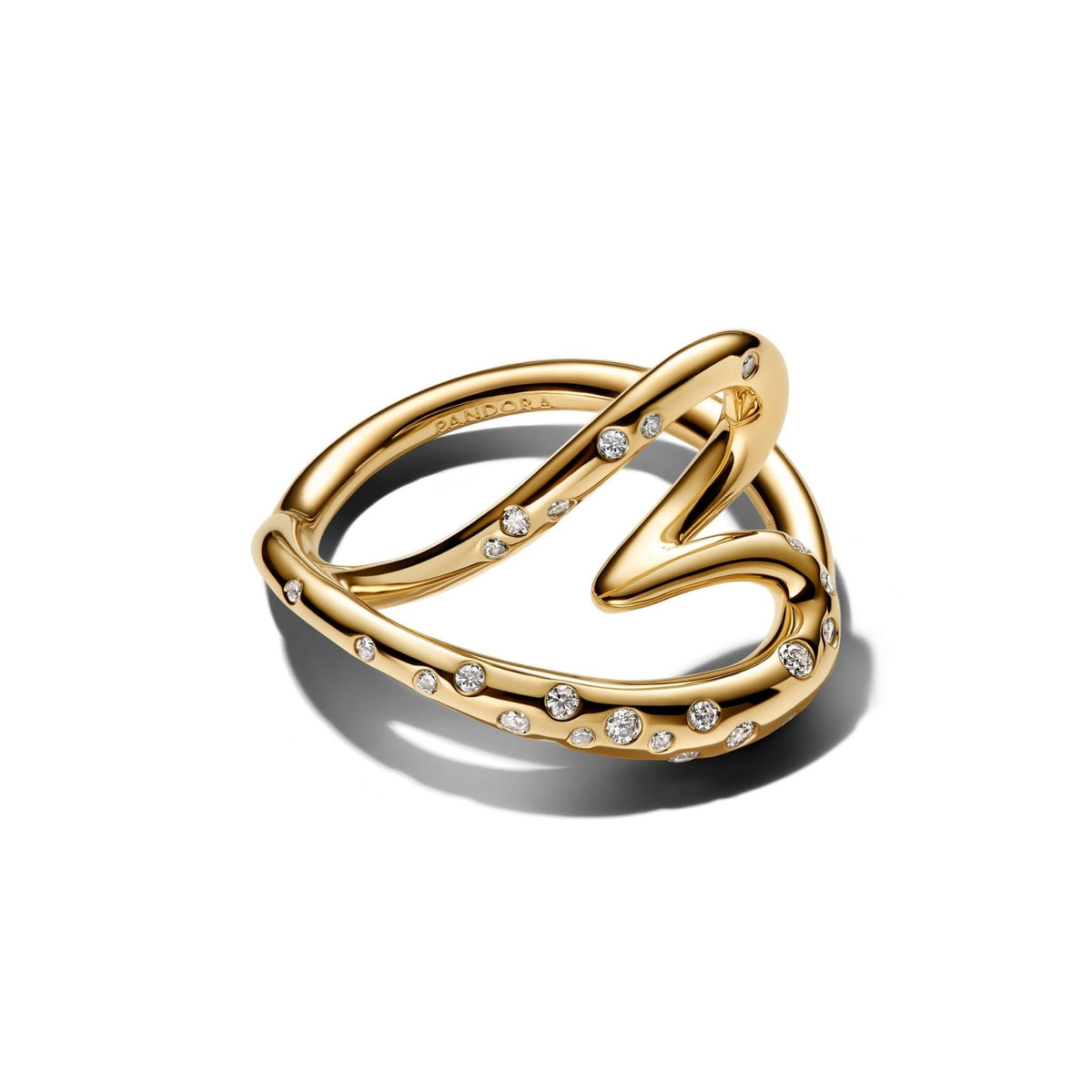 Pandora Timeless Organically Shaped Heart sormus, kullattu, 164675C01