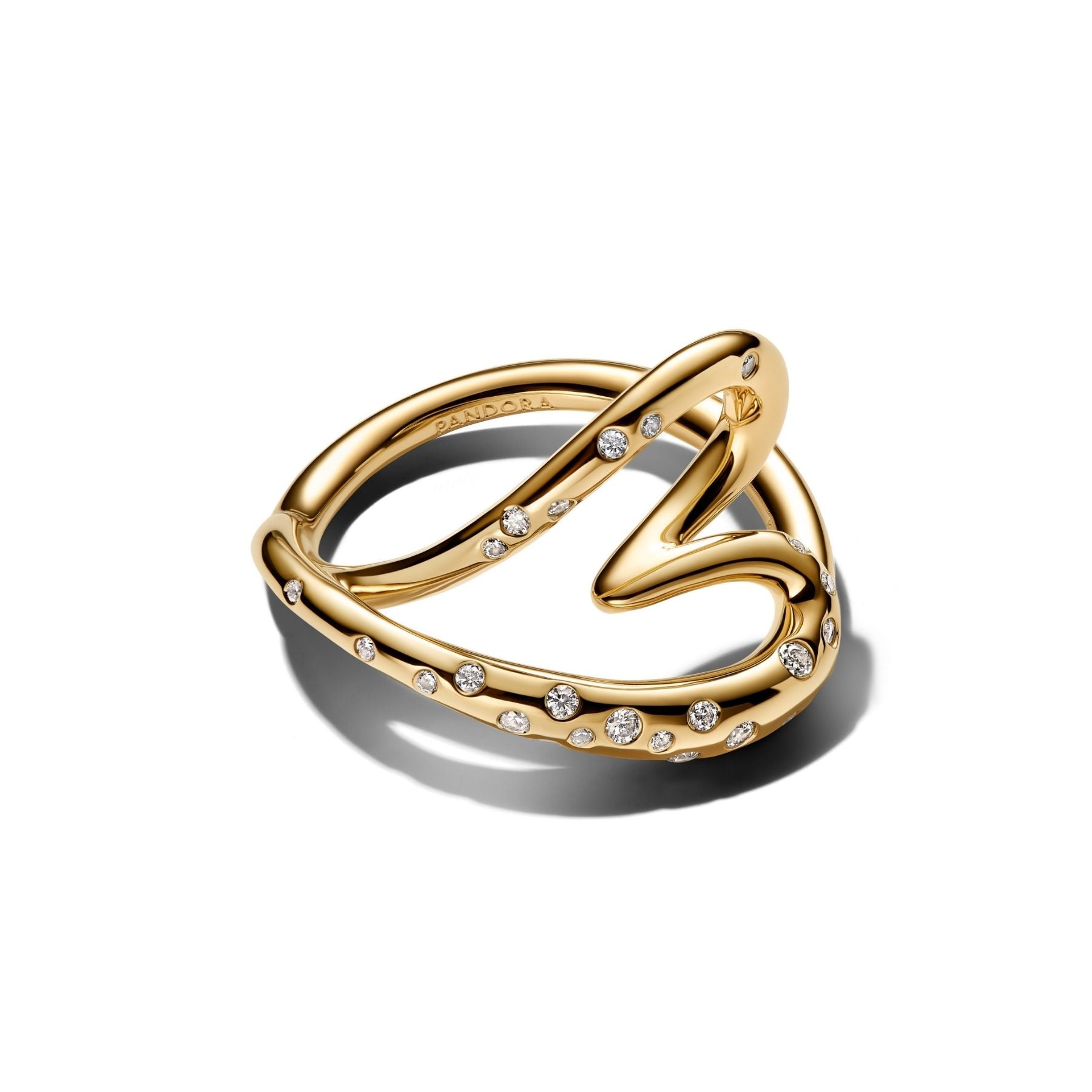 Pandora Timeless Organically Shaped Heart sormus, kullattu, 164675C01
