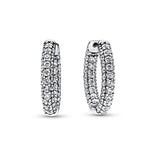 Pandora Timeless Pavé Single-row rengaskorvakorut, hopea, 292624C01