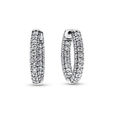Pandora Timeless Pavé Single-row rengaskorvakorut, hopea, 292624C01