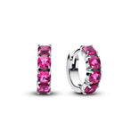 Pandora Timeless Pink rengaskorvakorut, hopea, 293851C02