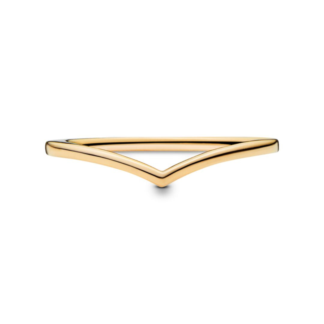 Pandora Timeless Polished Wishbone sormus, keltakullattu, 168742C00