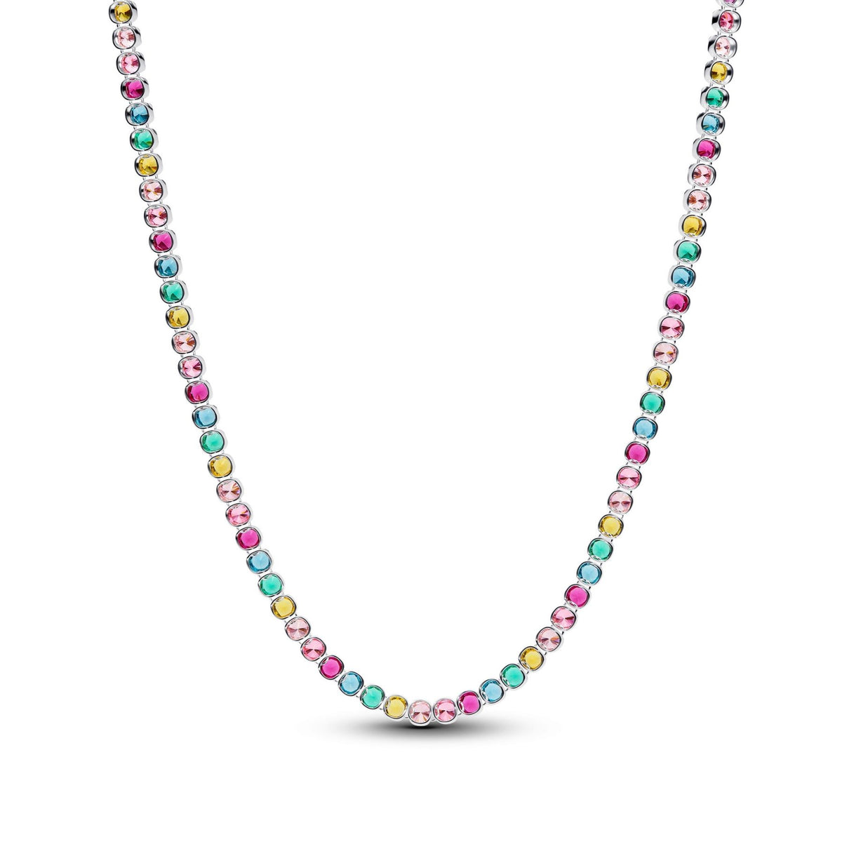 Pandora Timeless Rainbow Tennis kaulakoru, hopeaa, 394648C01-40