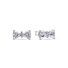 Pandora Timeless Sparkling Bow tappikorvakorut, hopea, 293506C01