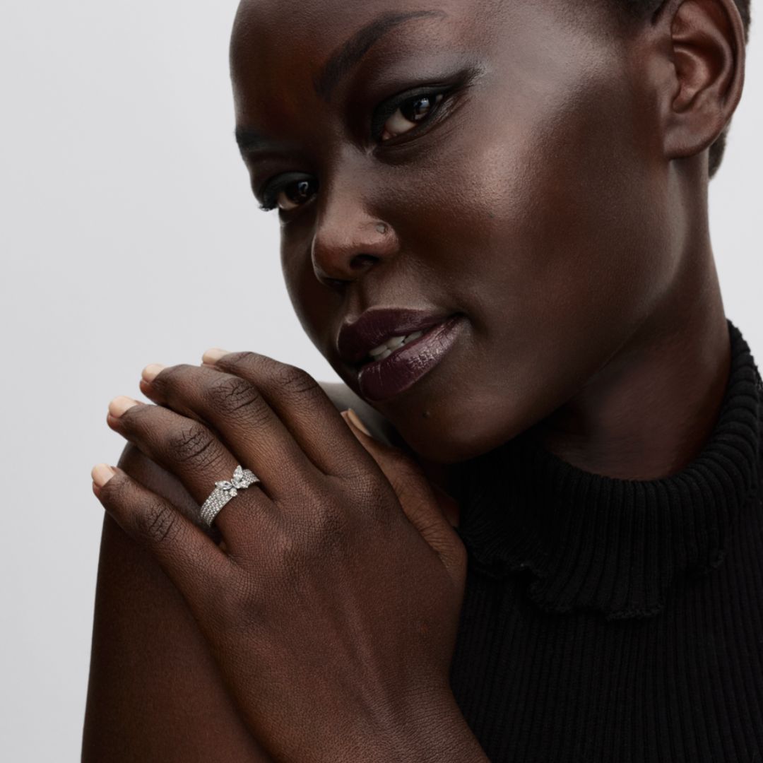 Pandora Timeless Sparkling Butterfly Bold sormus, hopea, 194270C01