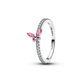 Pandora Timeless Sparkling Butterfly sormus, hopea, 194269C02