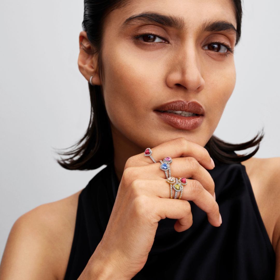 Pandora Timeless Sparkling Elevated Heart sormus, hopea, 198421C05