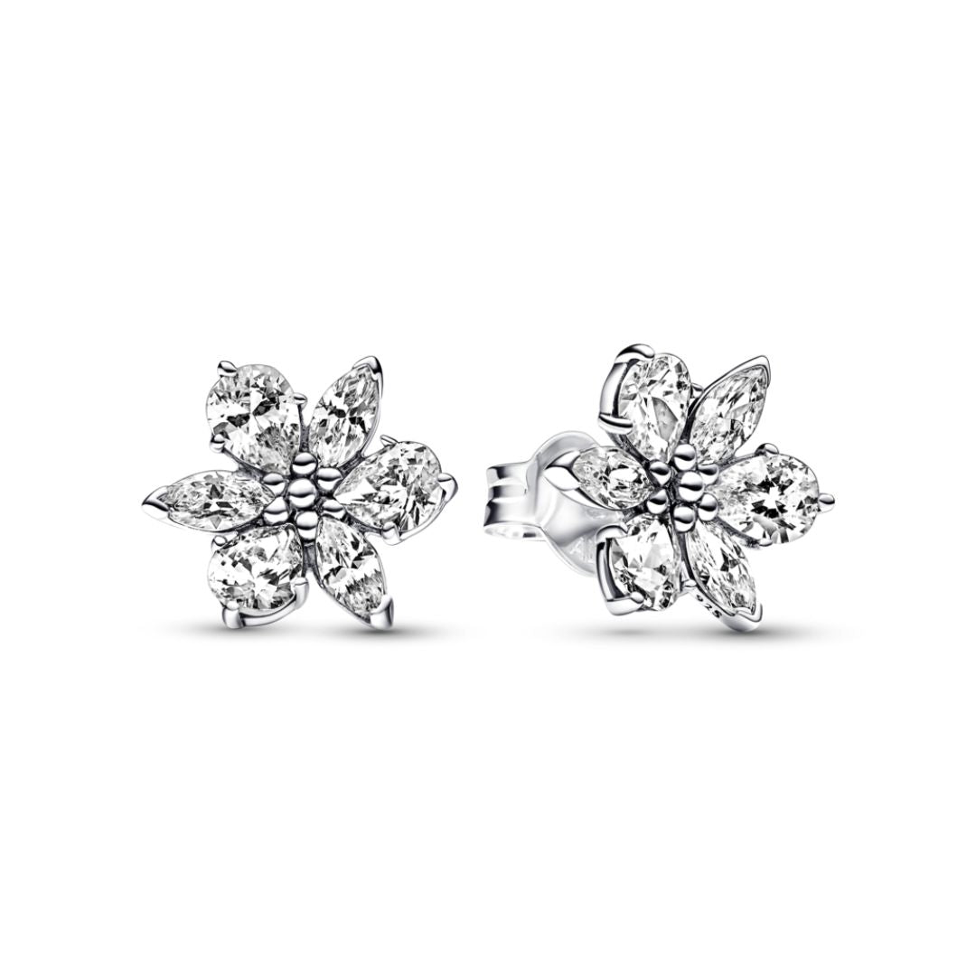 Pandora Timeless Sparkling Herbarium Cluster Stud Earrings