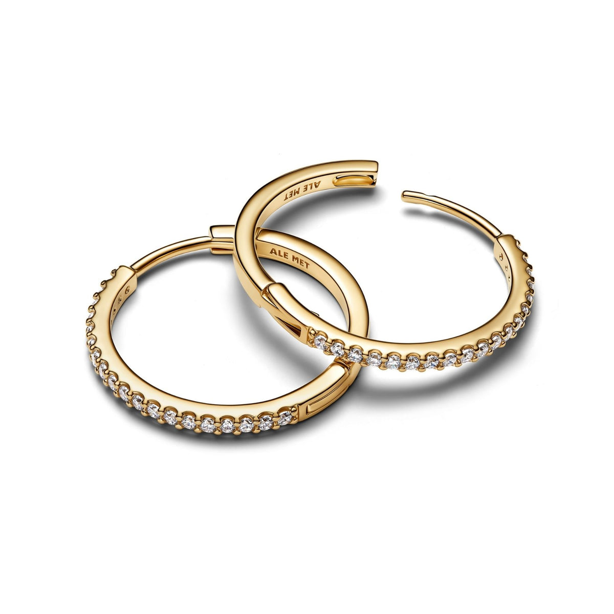 Pandora Timeless Sparkling Hoop rengaskorvakorut, kullattu, 264652C01