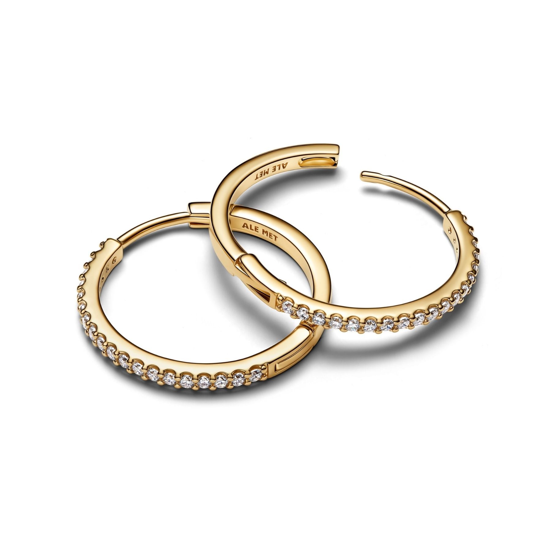 Pandora Timeless Sparkling Hoop rengaskorvakorut, kullattu, 264652C01