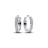 Pandora Timeless Sparkling Huggie rengaskorvakorut, hopea, 293015C01
