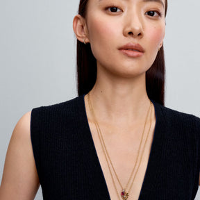 Pandora Timeless Sparkling Huggie rengaskorvakorut, keltakullattu, 263015C01