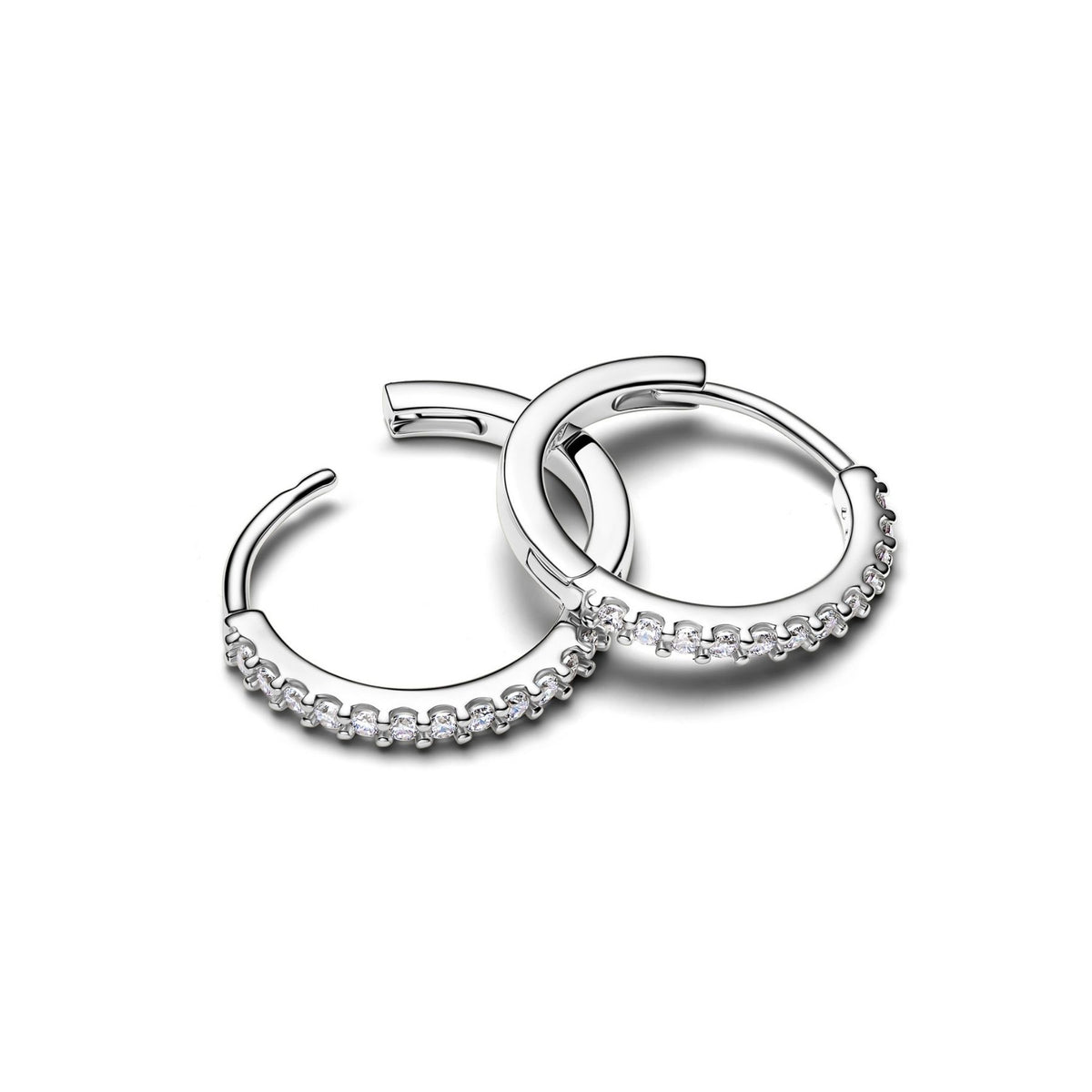 Pandora Timeless Sparkling Mini Hoop rengaskorvakorut, hopea, 294649C01