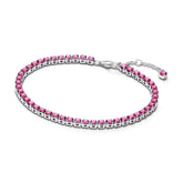 Pandora Timeless Sparkling Pink Tennis rannekoru, hopea, 591469C04