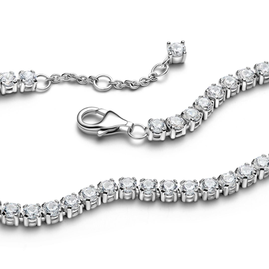 Pandora Timeless Sparkling Tennis rannekoru, hopea, 591469C01