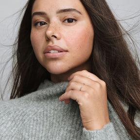 Pandora Timeless Sparkling Wishbone sormus, hopea, 196316CZ