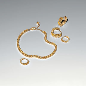 Pandora Timeless Sparkling Yellow Tennis rannekoru, keltakullattu, 561469C03