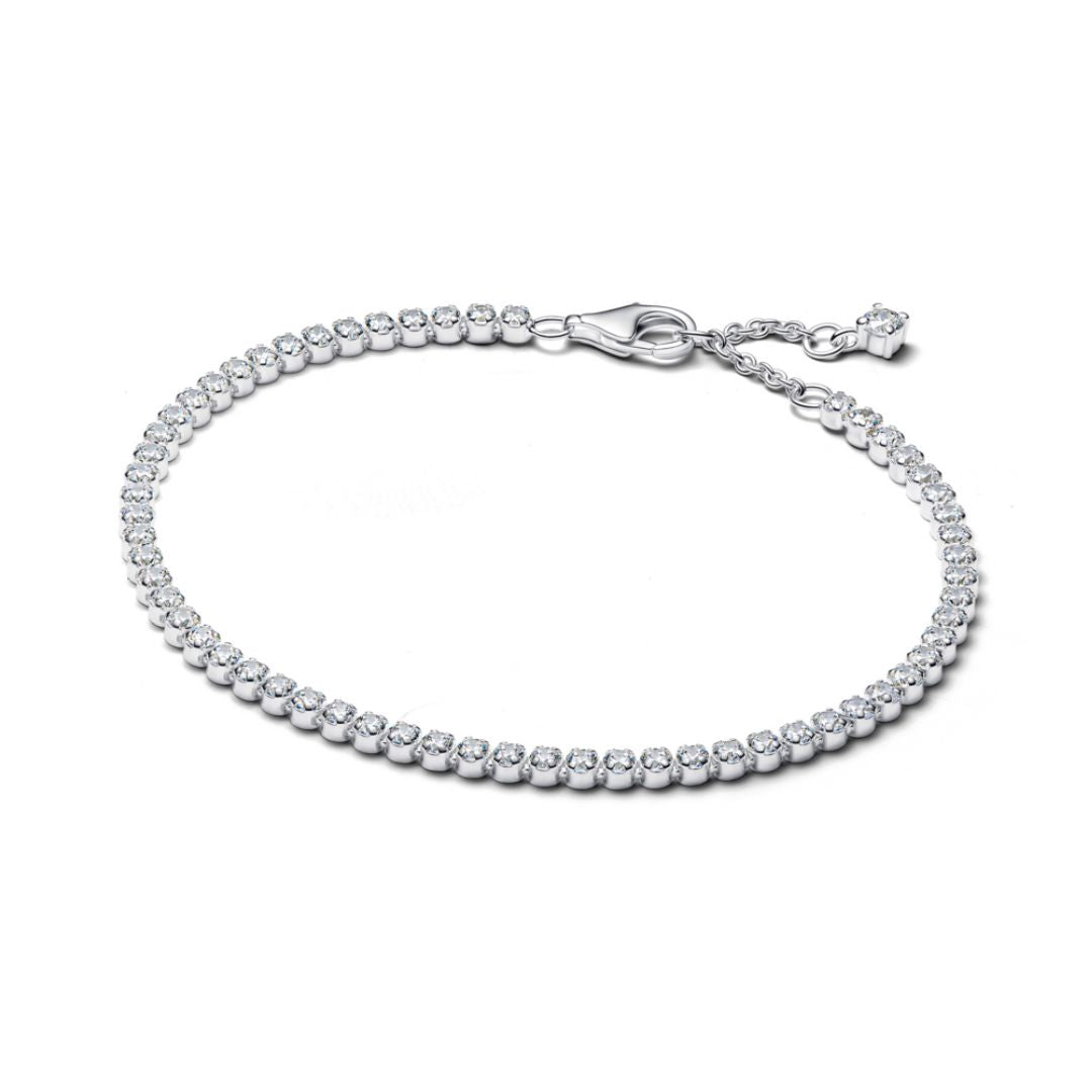 Pandora Timeless Sparling Tennis rannekoru, hopea, 593927C01