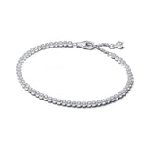 Pandora Timeless Sparling Tennis rannekoru, hopea, 593927C01