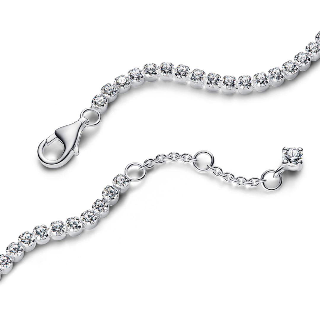 Pandora Timeless Sparling Tennis rannekoru, hopea, 593927C01