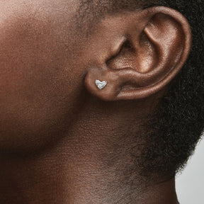 Pandora Timeless Triple Stone Heart tappikorvakorut, hopea, 293003C01