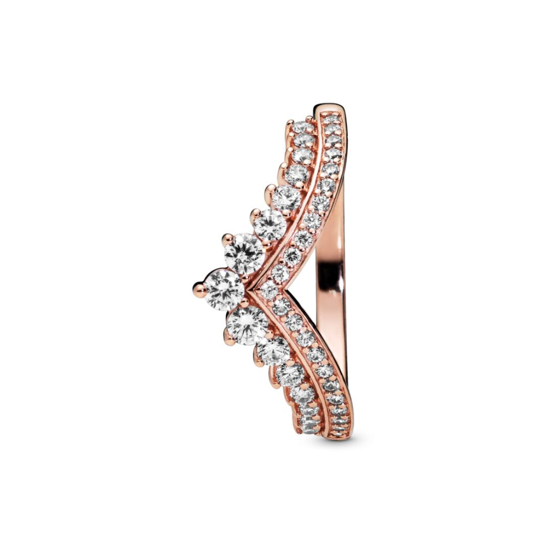 Pandora Timeless Wish Tiara sormus, ruusukullattu, 187736CZ