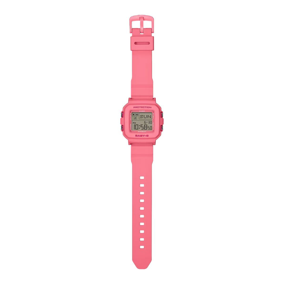 Casio Baby-G+Plus BGD-10KH-4ER rannekello tai laukkuriipus, pinkki ranneke