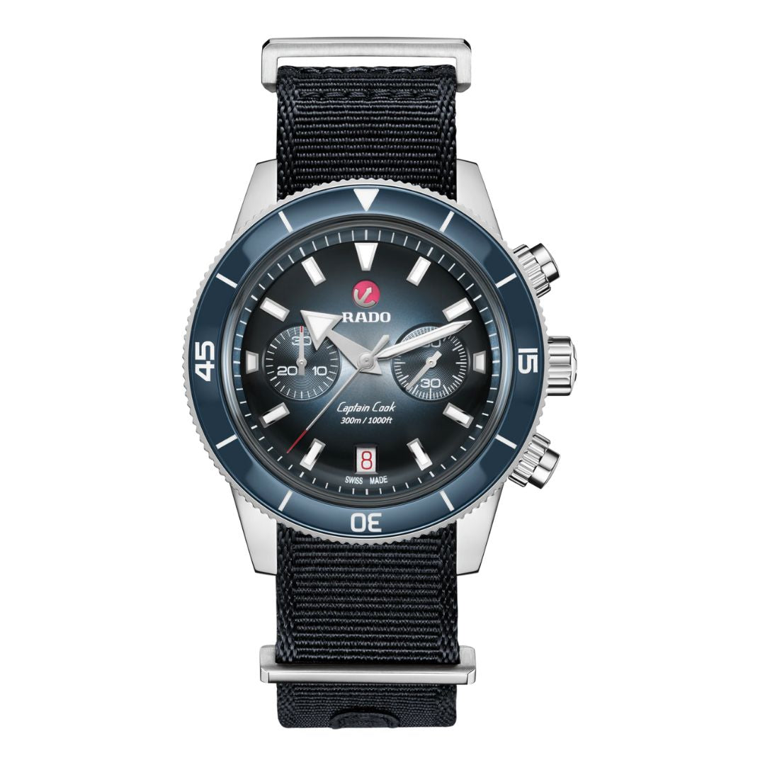 Rado Captain Cook Automatic Chronograph R32145208, rannekello