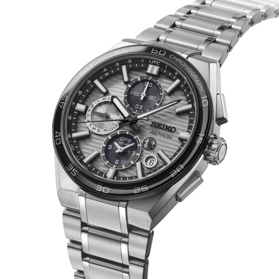 Seiko Astron Premium SSK009J1 GPS Solar Dual-Time Chronograph rannekello