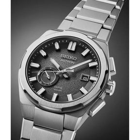 Seiko Astron SSJ025J1 GPS Solar miesten rannekello, harmaa
