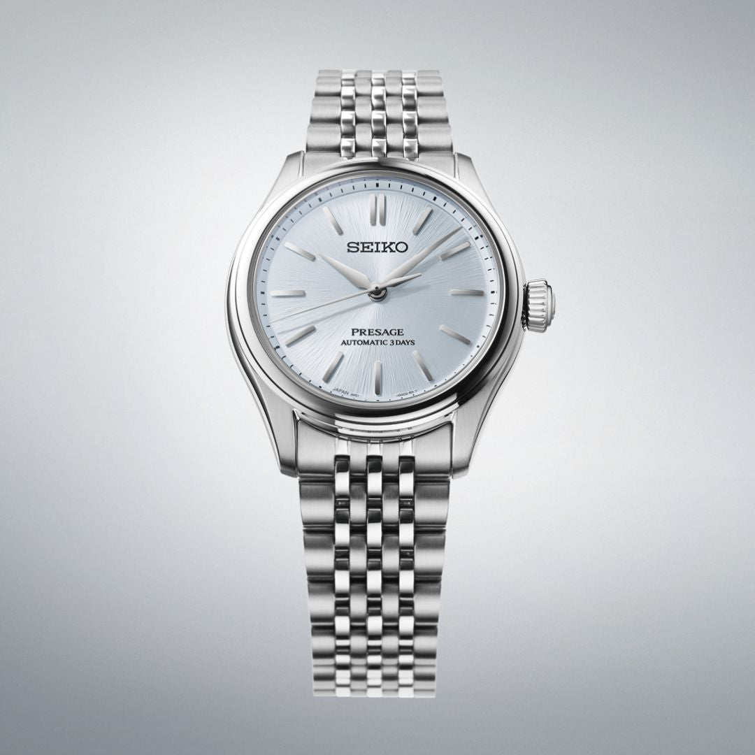Seiko Presage Classic Series Aijiro SPB521J1 miesten rannekello, vaaleansininen taulu